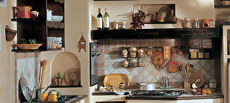 Stile antico realizza cucine su misura in muratura con materiali di alta qualità